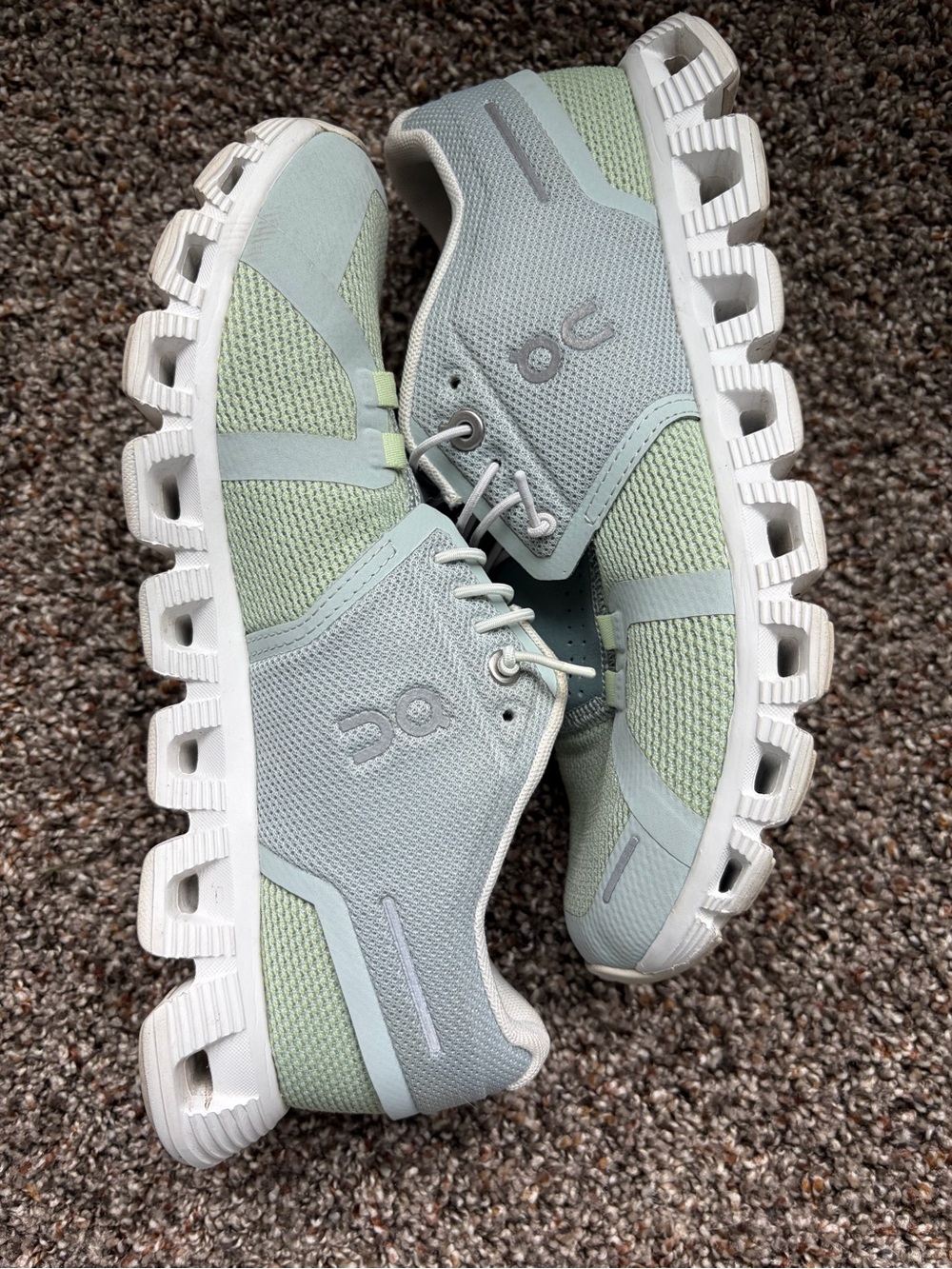 ONCloud 5 Push Sneaker in Mint and light green - Picture 6 of 6